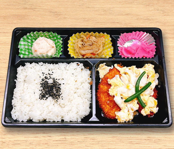 カツ玉弁当