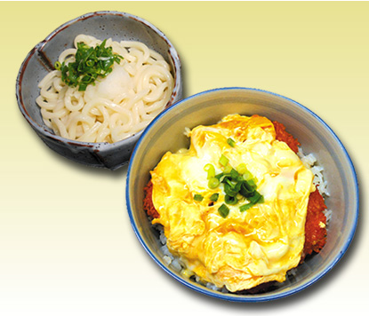 ヒレカツ丼&冷やしうどんセット